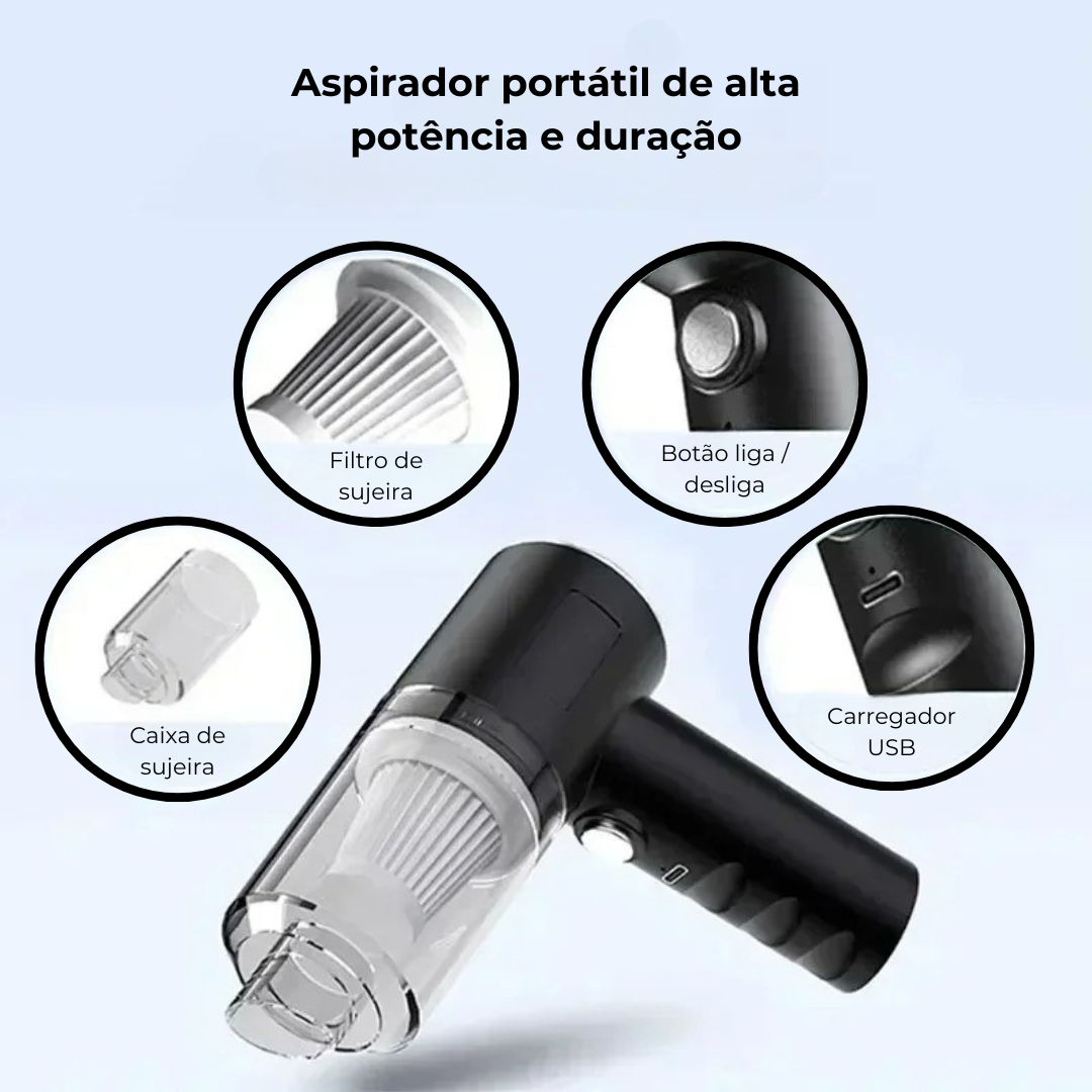 Aspirador de Pó Portátil