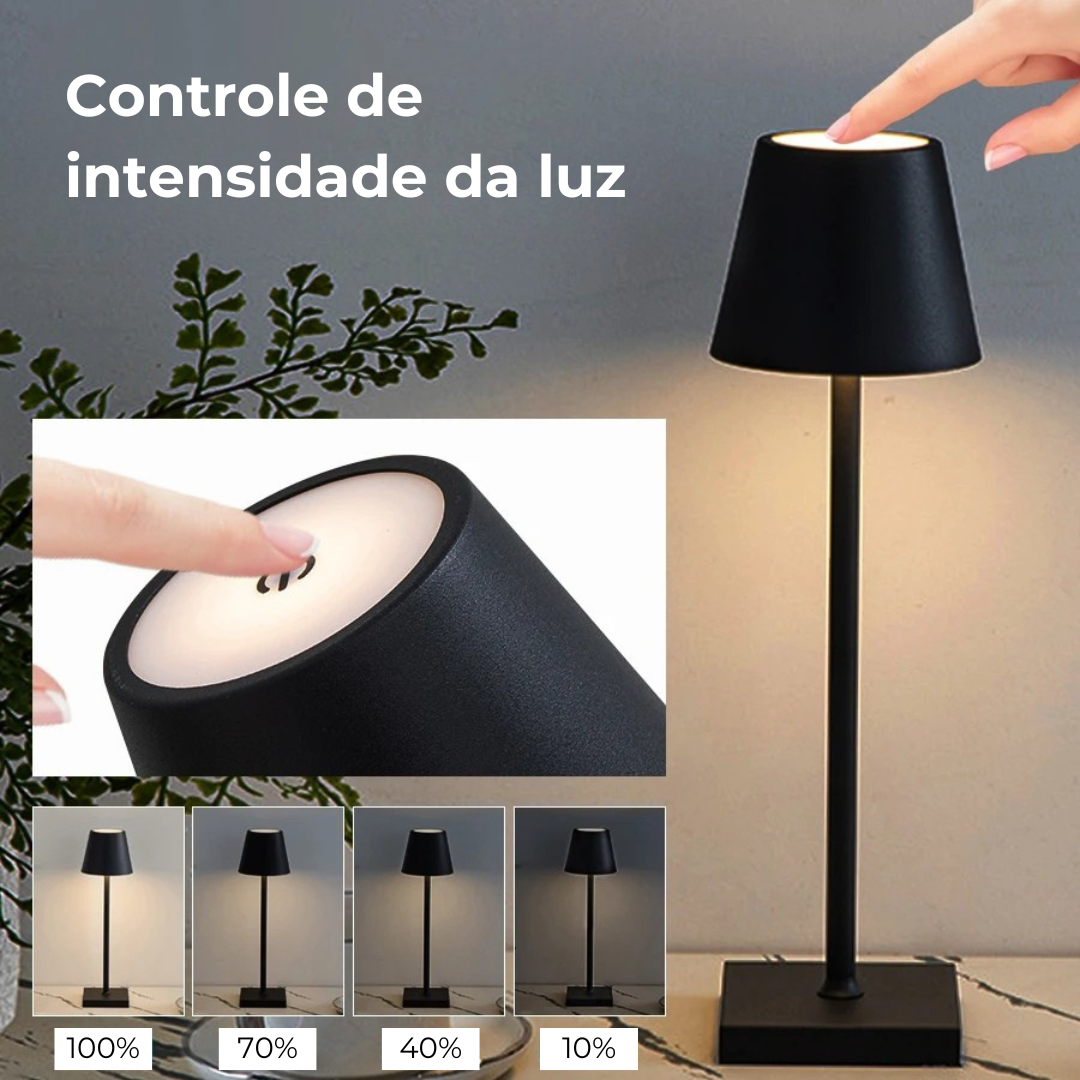 Luminária LED Toque