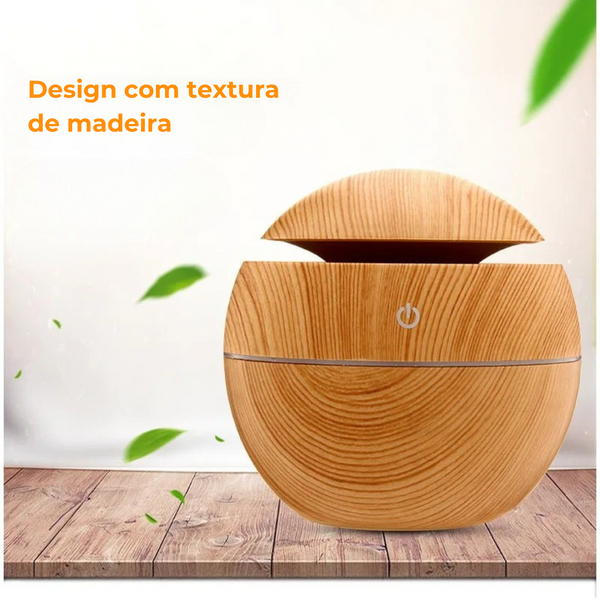 Difusor de Aroma USB de Madeira