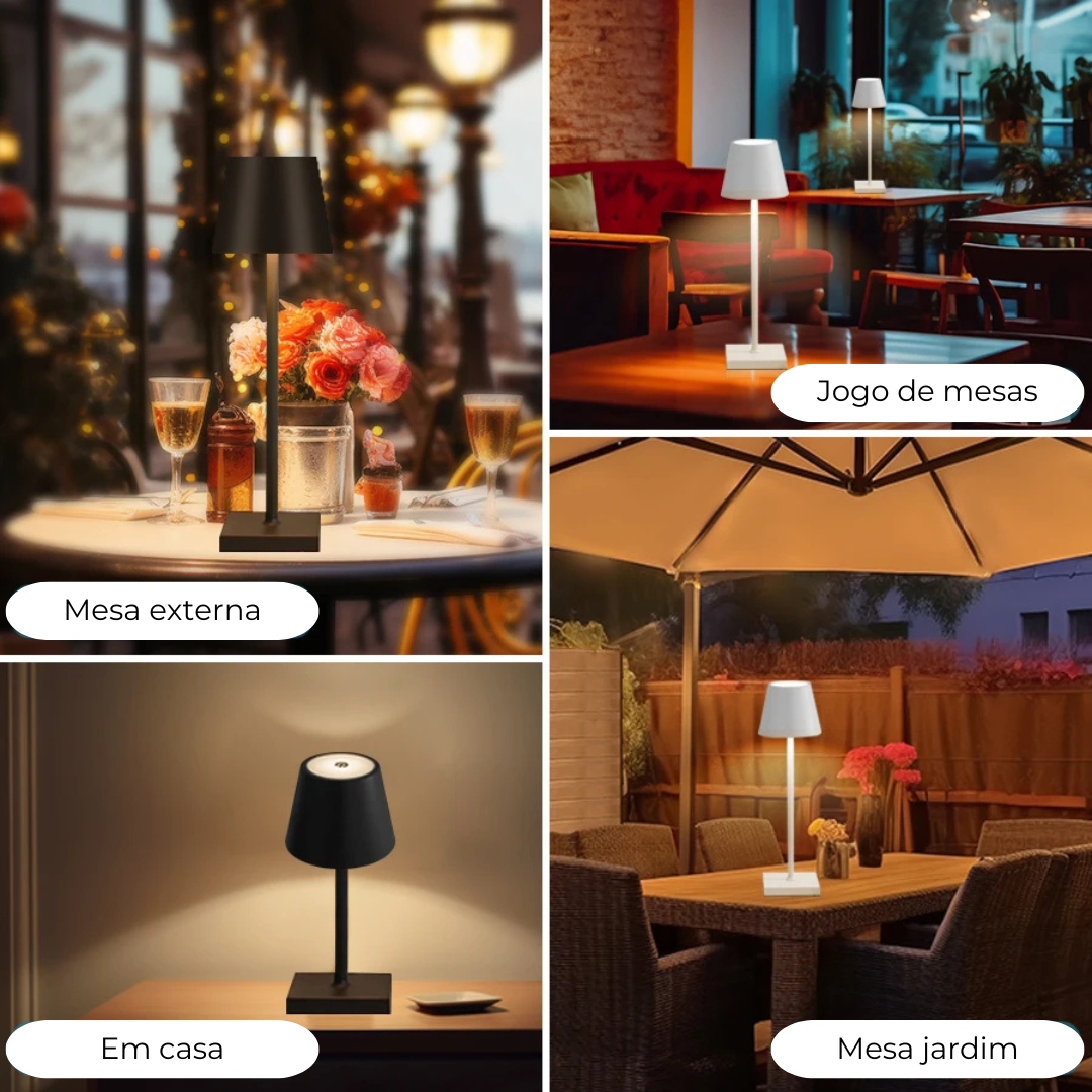 Luminária LED Toque