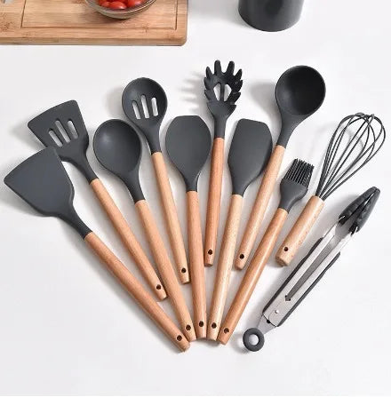 Kit de Utensílios de Cozinha em Silicone